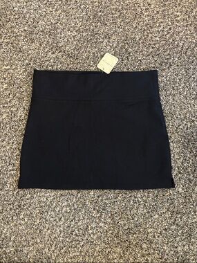 Intimately Free People black mini skirt side slits NEW BLACK MEDIUM spring beach